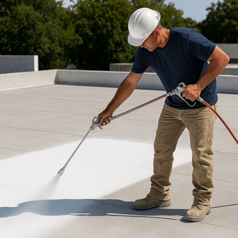 Aplicación del recubrimiento térmico T-23